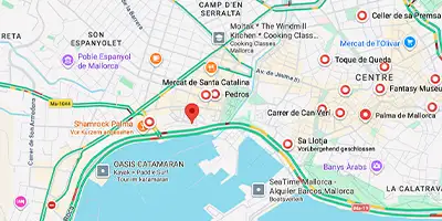Der wohl schönste Hot Spot Aussichtspunkt über Palma - Lage