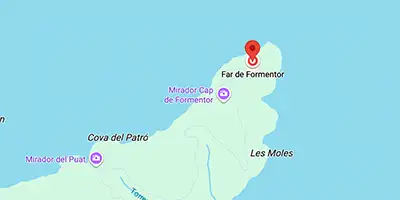 Cap Formentor - Lage