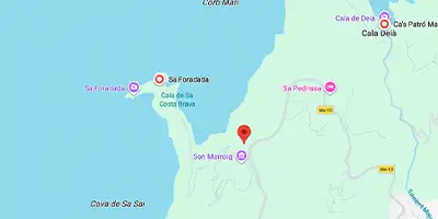 Mirador de Sa Foradada - Lage