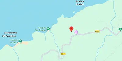 Mirador Ricardo Roca – Restaurant Es Grau - Lage