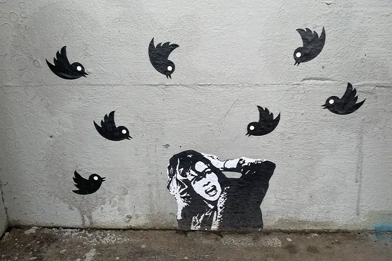 Street Art an Hauswand in Palma de Mallorca