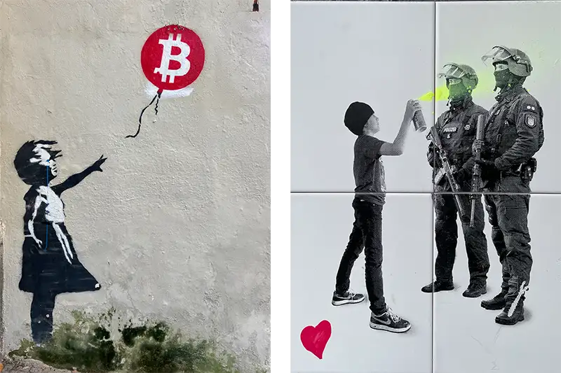 Versteckte Street Art in Palmas Seitengassen