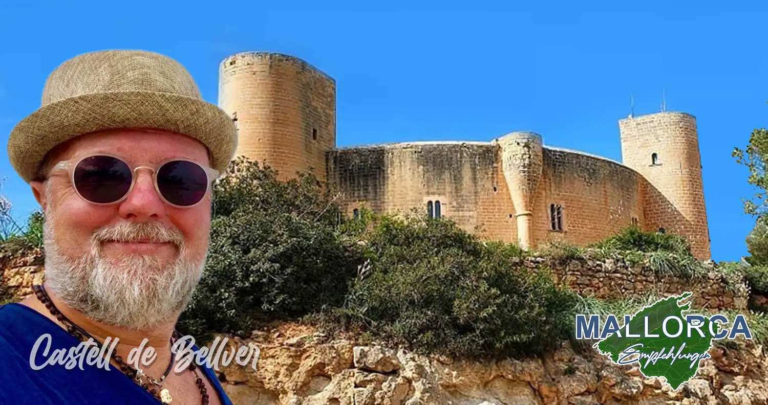 Castell de Bellver in Palma mit Blick über Palma