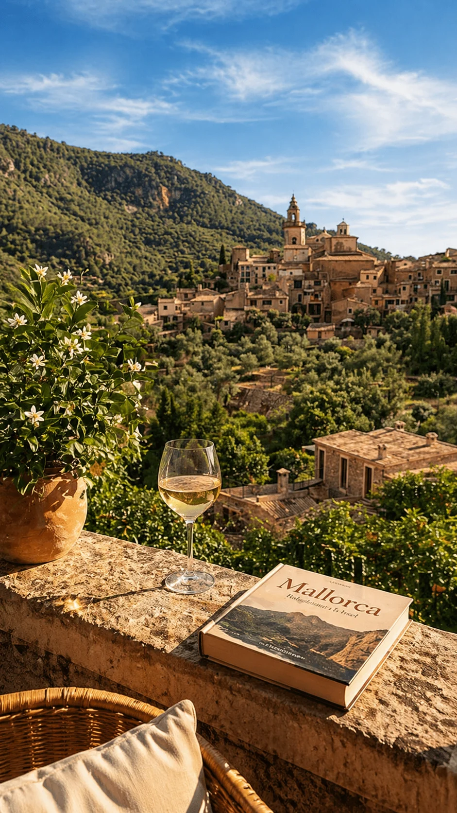 Valldemossa Mallorca Dorf Hintergrundbild Handy kostenlos