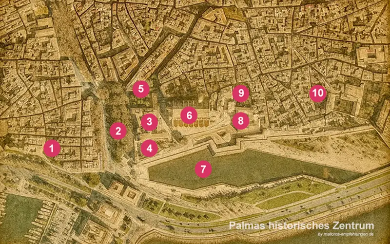 Historisches Zentrum in Palma