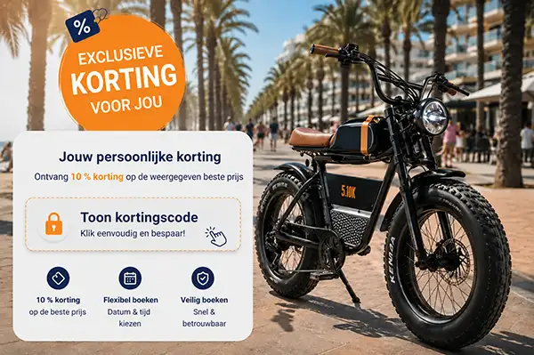 Korting voucher SURE2RENT Playa de Palma Mallorca