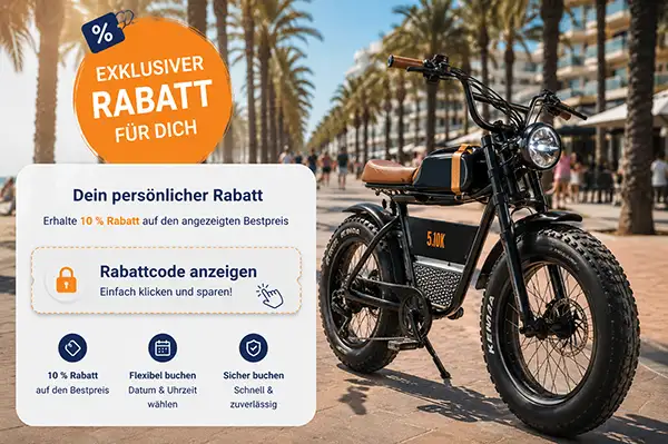 Rabatt Gutschein SURE2RENT Playa de Palma Mallorca