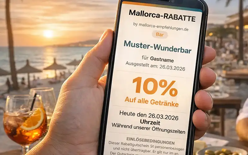 Rabatte und Gutscheine an der Playa de Palma auf Mallorca – kostenlos sichern und sparen