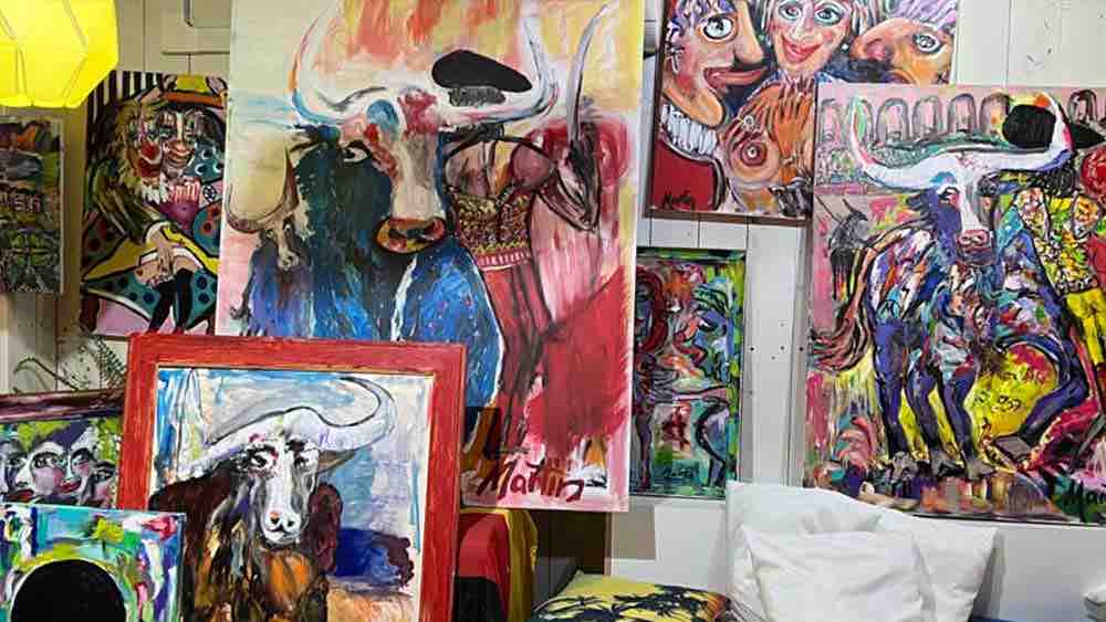 Künstler für abstrakte Malerei auf Mallorca