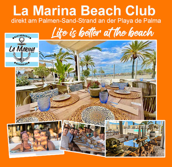 La Marina Beach Club Restaurant in Arenal